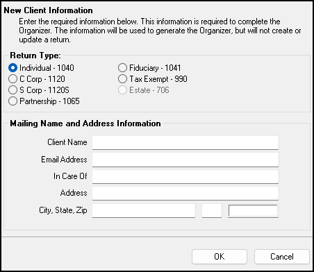 Image of Client demographic info